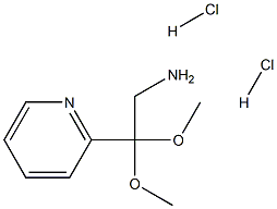 2,2-Dimethoxy-2-pyridin-2-yl-ethylamine  dihydrochloride Struktur