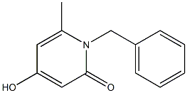 1-benzyl-4-hydroxy-6-methylpyridin-2(1H)-one Struktur