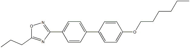 3-[4'-(hexyloxy)[1,1'-biphenyl]-4-yl]-5-propyl-1,2,4-oxadiazole Struktur