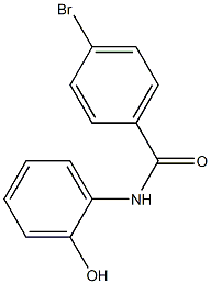 4-bromo-N-(2-hydroxyphenyl)benzamide Struktur