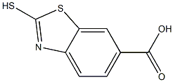 2-sulfanyl-1,3-benzothiazole-6-carboxylic acid Struktur