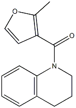 1-(2-methyl-3-furoyl)-1,2,3,4-tetrahydroquinoline Struktur