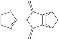 4-(1,3-thiazol-2-yl)-4-azatricyclo[5.2.1.0~2,6~]decane-3,5-dione Struktur