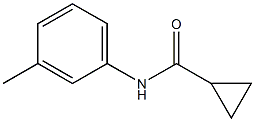 N-(3-methylphenyl)cyclopropanecarboxamide Structure