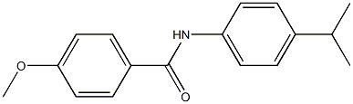 N-(4-isopropylphenyl)-4-methoxybenzamide Struktur