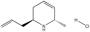 (2S,6S)-2-allyl-6-methyl-1,2,3,6-tetrahydropyridine hydrochloride Struktur