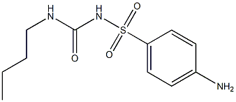 (4-aminophenyl){[(butylamino)carbonyl]amino}dioxo-lambda~6~-sulfane Struktur