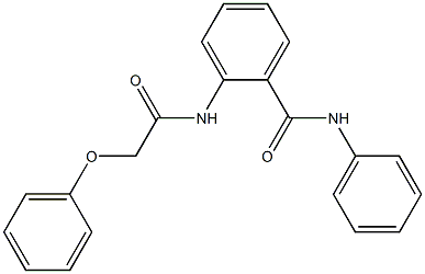 2-[(2-phenoxyacetyl)amino]-N-phenylbenzamide Struktur