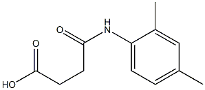 4-(2,4-dimethylanilino)-4-oxobutanoic acid Struktur