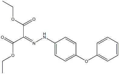 diethyl 2-[2-(4-phenoxyphenyl)hydrazono]malonate Struktur