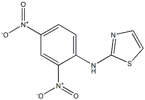 N-(2,4-dinitrophenyl)-N-(1,3-thiazol-2-yl)amine Struktur