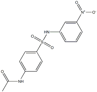 N-{4-[(3-nitroanilino)sulfonyl]phenyl}acetamide Struktur