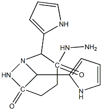 N'~1~,N'~4~-bis[(E)-1H-pyrrol-2-ylmethylidene]succinohydrazide Struktur