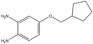 4-(cyclopentylmethoxy)benzene-1,2-diamine Struktur