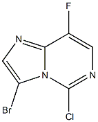 3-bromo-5-chloro-8-fluoroimidazo[1,2-c]pyrimidine Struktur