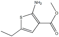 2-Amino-5-ethyl-thiophene-3-carboxylic acid methyl ester ,98% Struktur