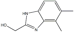 (4,5-dimethyl-1H-benzimidazol-2-yl)methanol Struktur