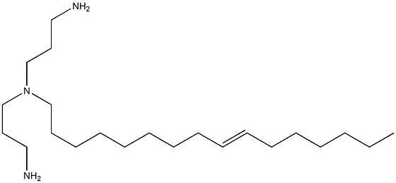 N,N-Bis(3-aminopropyl)-9-hexadecen-1-amine Struktur