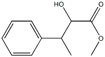 3-Phenyl-2-hydroxybutyric acid methyl ester Struktur