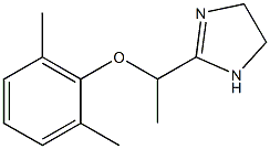 2-[1-(2,6-Dimethylphenyloxy)ethyl]-2-imidazoline Struktur