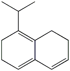 1,2,6,7-Tetrahydro-8-isopropylnaphthalene Struktur