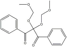 2,2-Di(methoxymethoxy)-1,3-diphenyl-1,3-propanedione Struktur