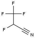 2,3,3,3-Tetrafluoropropiononitrile Struktur