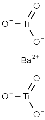 Barium dititanate Struktur