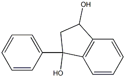 1-Phenylindane-1,3-diol Struktur