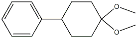 4-Phenylcyclohexanone dimethyl acetal Struktur