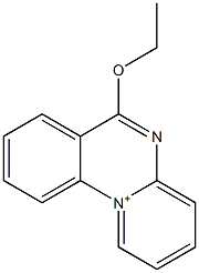 6-Ethoxypyrido[1,2-a]quinazolin-11-ium Struktur