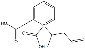 (+)-Phthalic acid hydrogen 1-[(S)-4-pentene-2-yl] ester Struktur