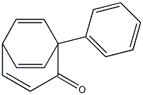 1-Phenylbicyclo[3.2.2]nona-3,6,8-trien-2-one Struktur