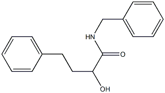 N-Benzyl-2-hydroxy-4-phenylbutanamide Struktur