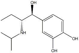 4-[(1S,2R)-1-Hydroxy-2-[(1-methylethyl)amino]butyl]-1,2-benzenediol Struktur