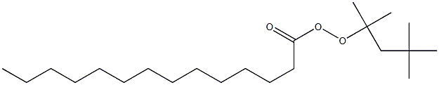 Tetradecaneperoxoic acid 1,1,3,3-tetramethylbutyl ester Struktur