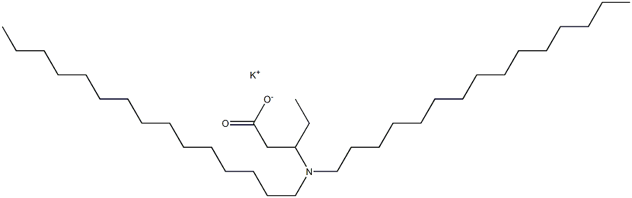 3-(Dipentadecylamino)valeric acid potassium salt Structure