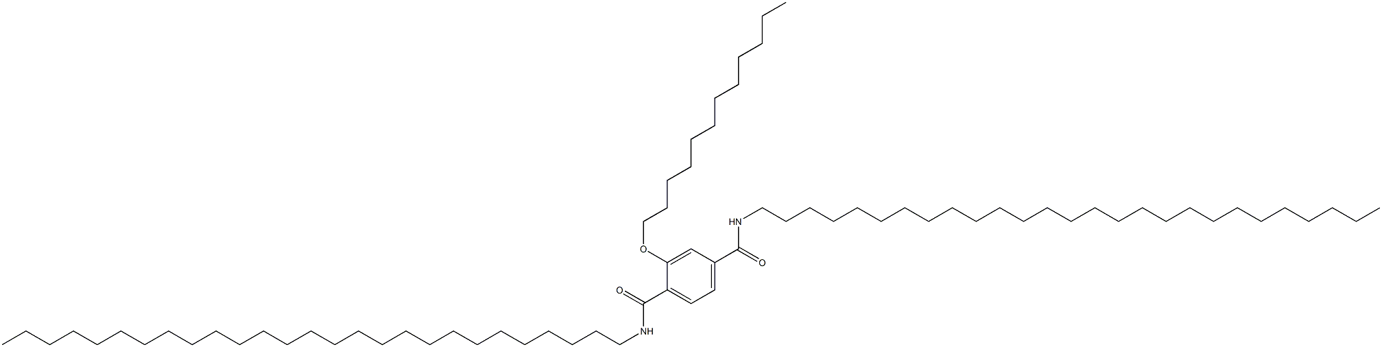 2-(Dodecyloxy)-N,N'-diheptacosylterephthalamide Struktur