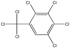 2,3,4,5-Tetrachloro-1-(trichloromethyl)benzene Struktur