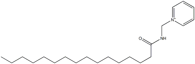 1-[[(1-Oxohexadecyl)amino]methyl]pyridinium Struktur