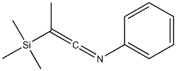 N-Phenyl-2-(trimethylsilyl)-1-propene-1-imine Struktur