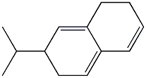 1,2,6,7-Tetrahydro-7-isopropylnaphthalene Struktur