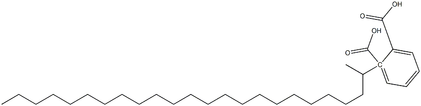 (-)-Phthalic acid hydrogen 1-[(R)-tetracosane-2-yl] ester Struktur