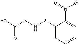 N-[(2-Nitrophenyl)thio]glycine Struktur