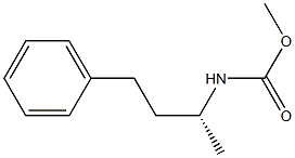 N-[(R)-4-Phenylbutan-2-yl]carbamic acid methyl ester Struktur