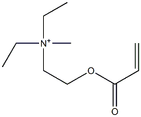 N,N-Diethyl-N-methyl-2-[(1-oxo-2-propenyl)oxy]ethanaminium Struktur