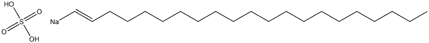 Sulfuric acid 1-henicosenyl=sodium salt Struktur