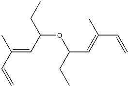 Ethyl(3-methyl-2,4-pentadienyl) ether Struktur