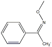 2-Methoxyimino-2-phenylethan-1-ide Struktur