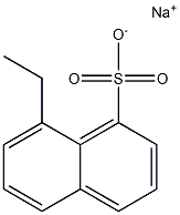 8-Ethyl-1-naphthalenesulfonic acid sodium salt Struktur